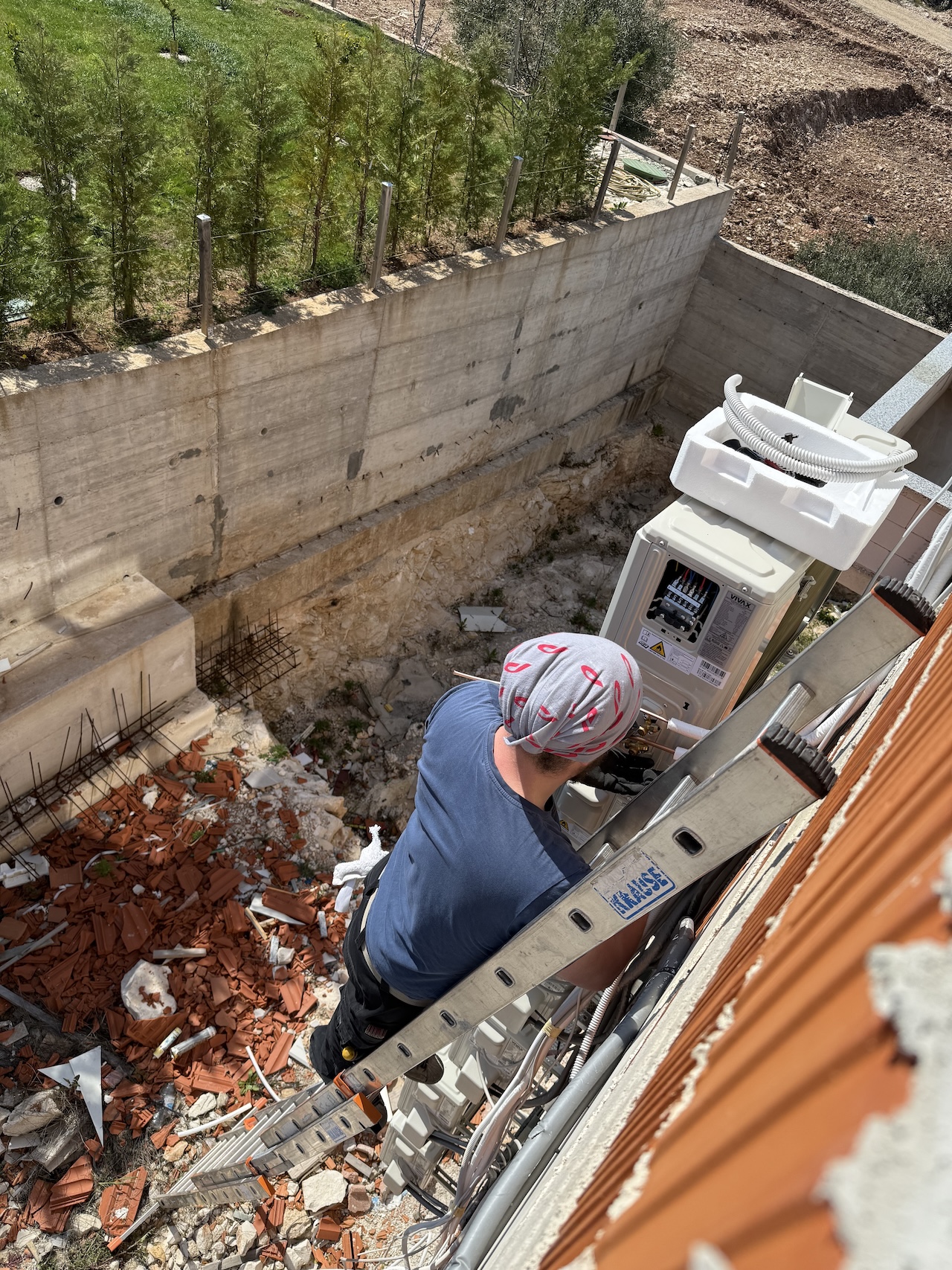 Montaža vanjske jedinice